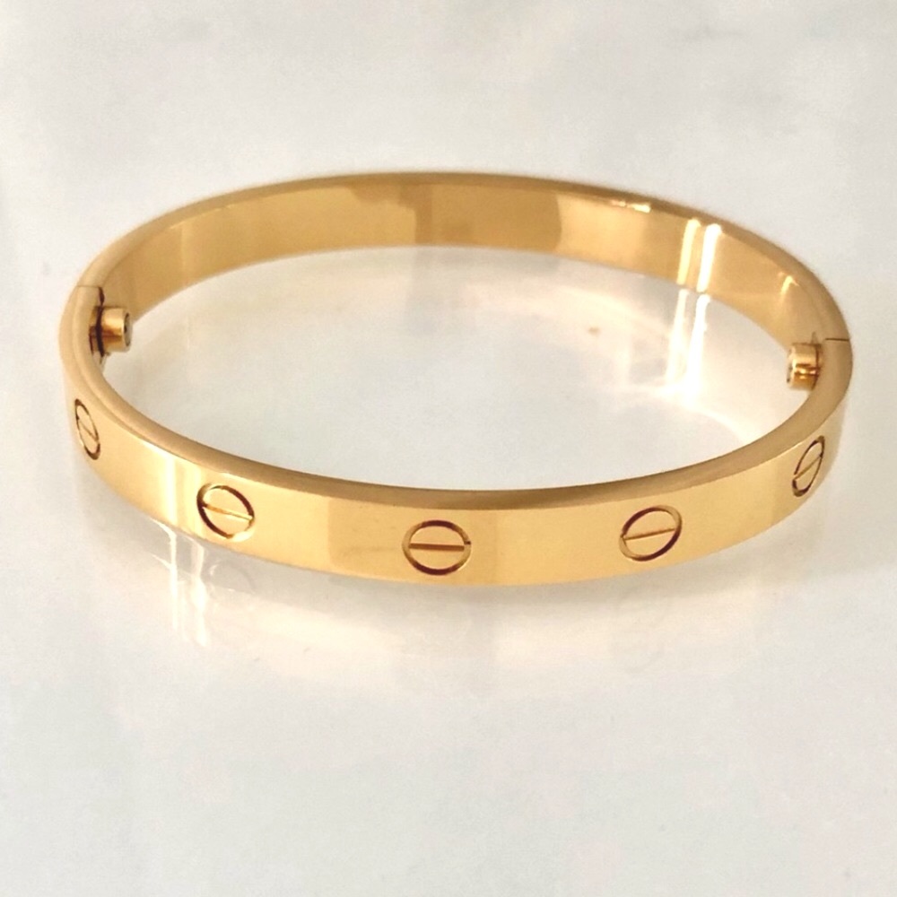 Gold Screw Classic Model Bracelet - Picture 9 of 10